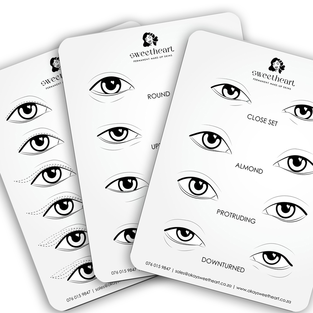 Eyeliner PMU practice skins